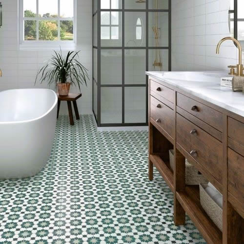 country home bathroom tiles